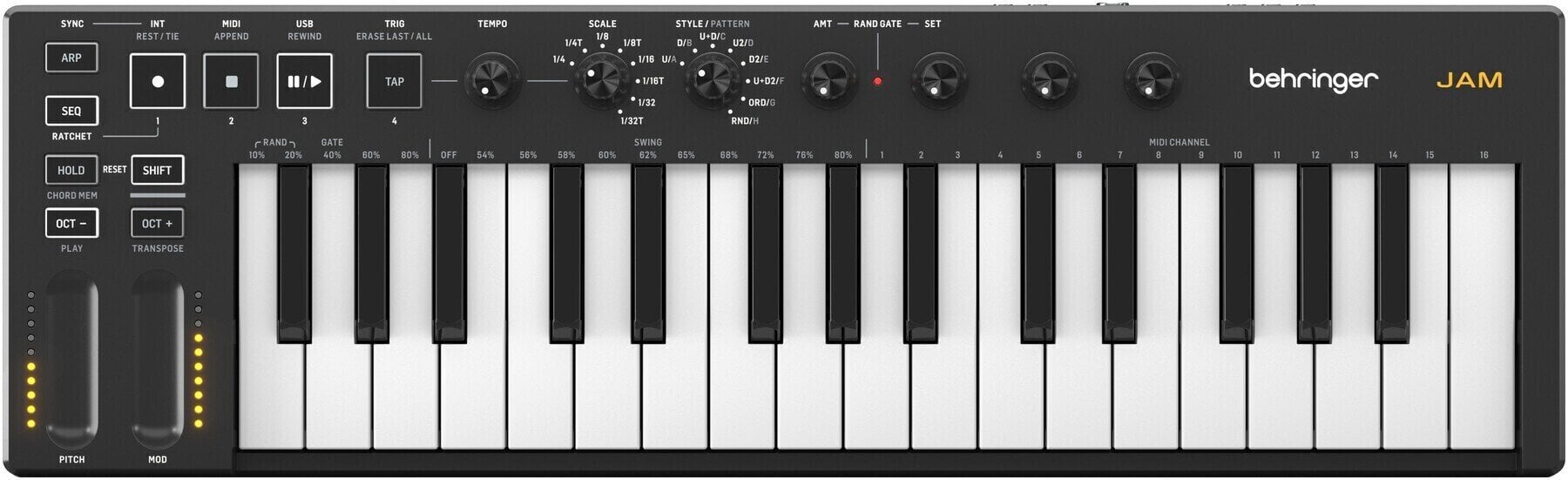 Controler MIDI Behringer 0715-AAU86-001 Controler MIDI