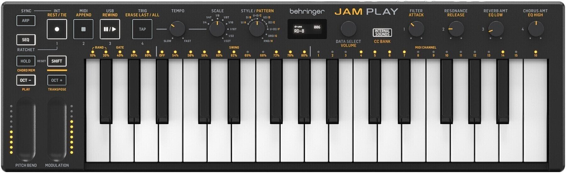 Controler MIDI Behringer 0715-AAR86-001 Controler MIDI