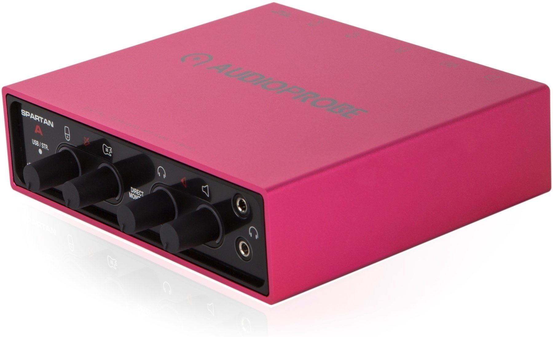 USB audio prevodník - zvuková karta Audio Probe SPARTAN A Red Wine