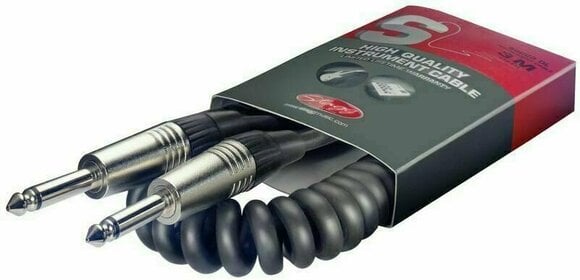 Instrument Cable Stagg SGCC-DL Black 3 m Straight - Straight - 1