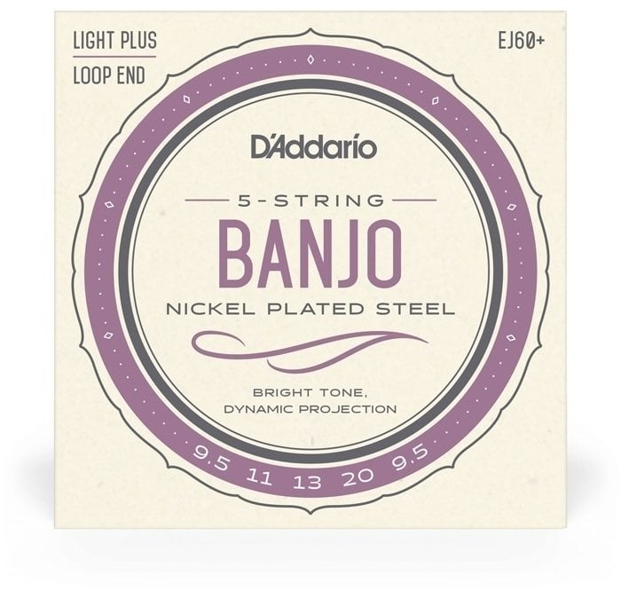 Cordas para banjo D'Addario EJ60+