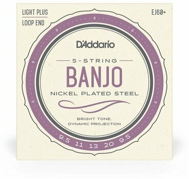 Corzi pentru banjo D'Addario EJ60+ - 1