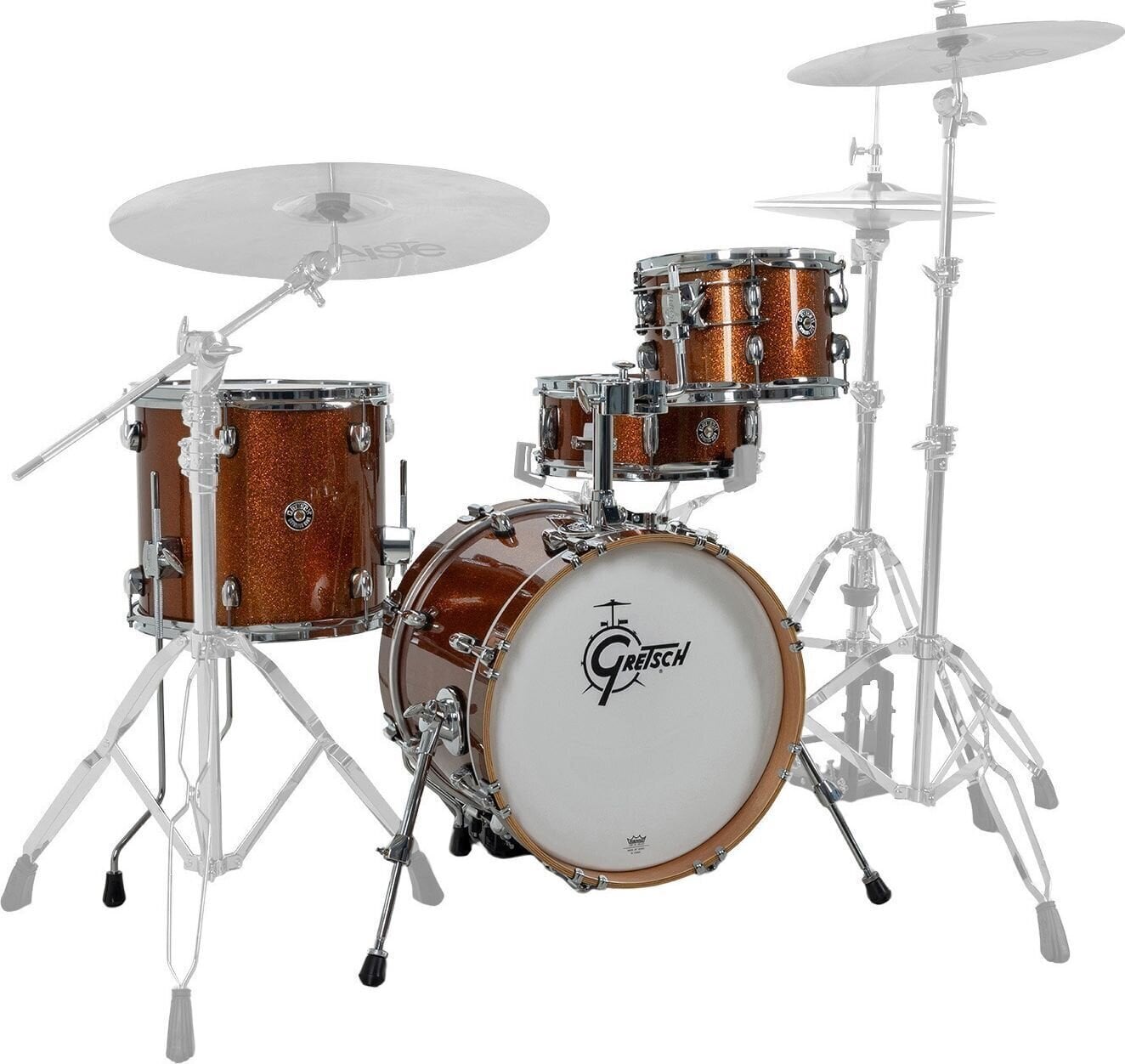 Акустична барабанна установка Gretsch Drums CC2-M264-BS Bronze Sparkle Акустична барабанна установка