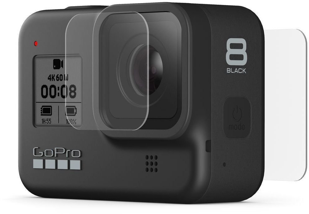 Accesorios GoPro GoPro Tempered Glass Lens + Screen Protectors (HERO8 Black)