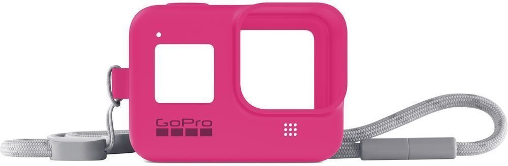 GoPro-tarvikkeet GoPro Sleeve + Lanyard (HERO8 Black) Electric Pink