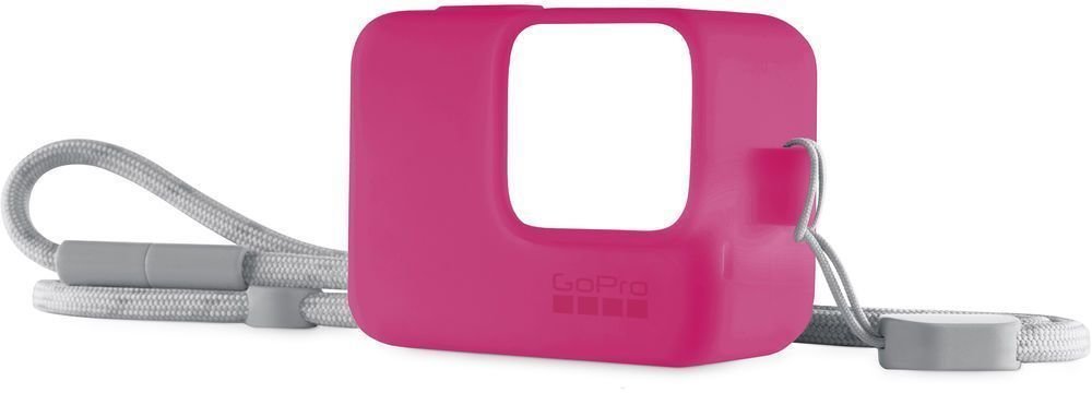 GoPro Tillbehör GoPro Sleeve + Lanyard Silicone Neon Pink
