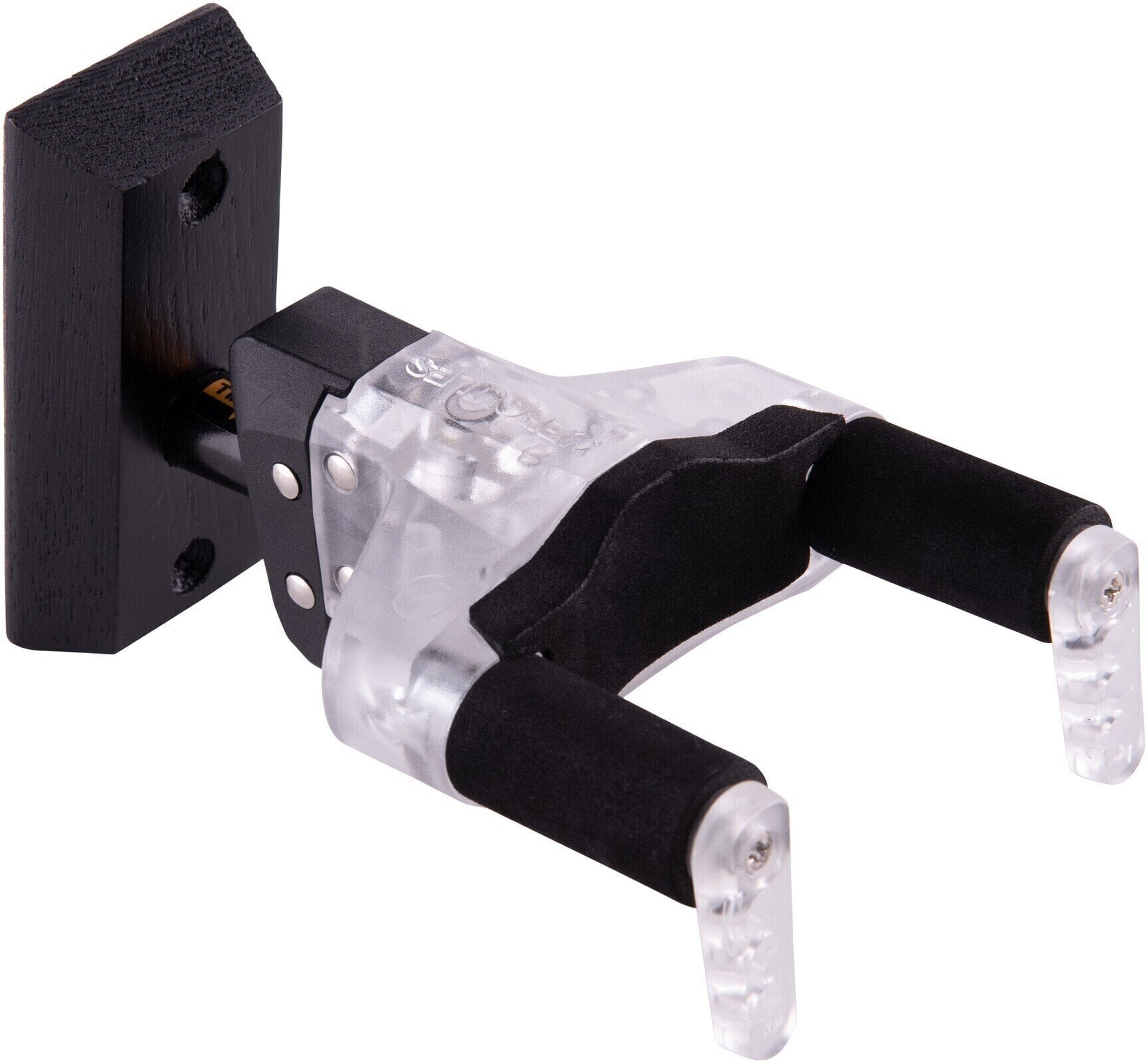 Vješalica za gitaru Hercules GSP38WBLT PLUS Vješalica za gitaru Black/Transparent