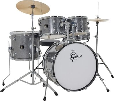 Set akustičnih bubnjeva Gretsch Drums Renegade 20 Grey Sparkle Set akustičnih bubnjeva - 1