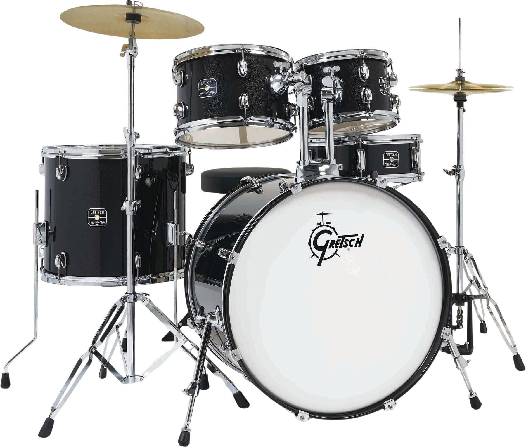 Dobszett Gretsch Drums Renegade 22 Black Mist Dobszett