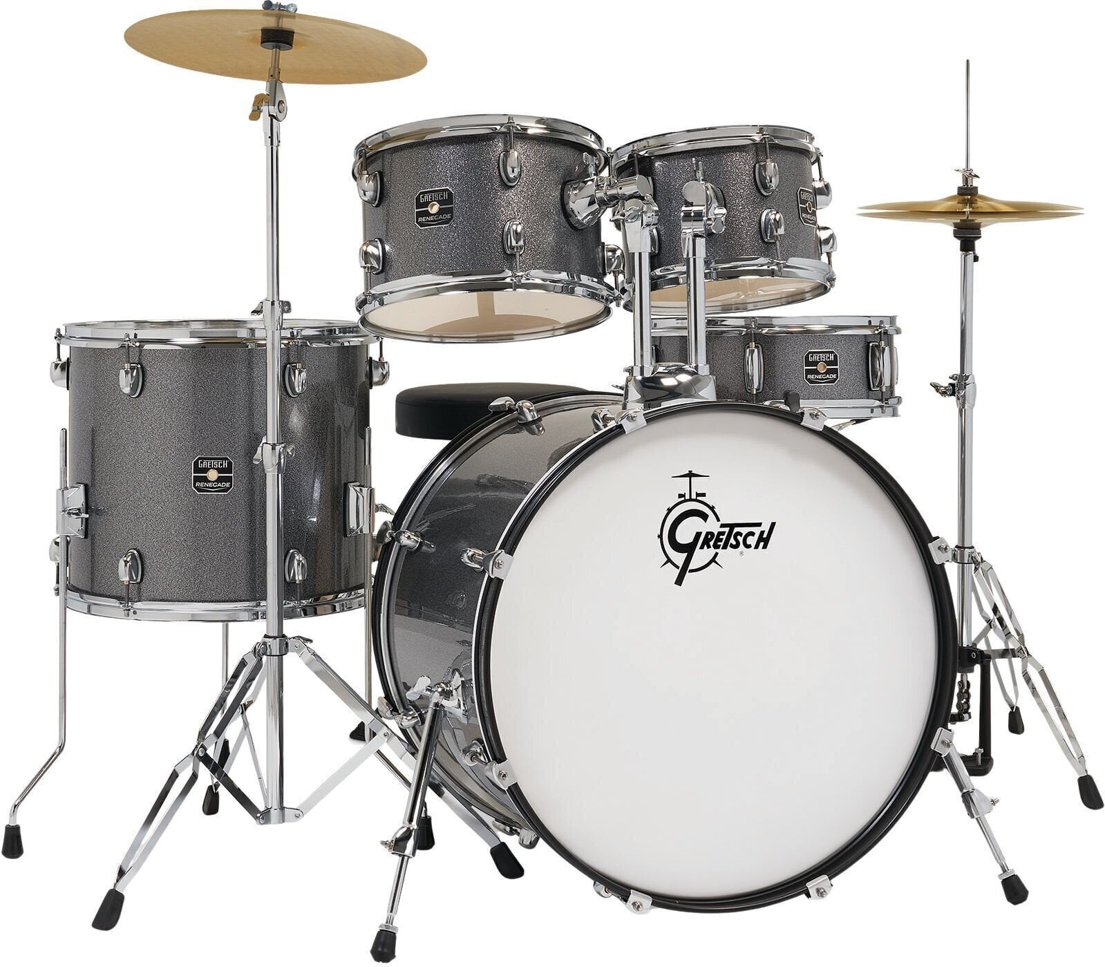 Dobszett Gretsch Drums Renegade 22 Grey Sparkle Dobszett