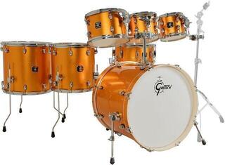 Акустична барабанна установка Gretsch Drums Energy 7 Piece Orange Sparkle Акустична барабанна установка