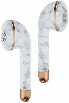 Intra-auriculares true wireless Happy Plugs Air 1 White Marble - 1
