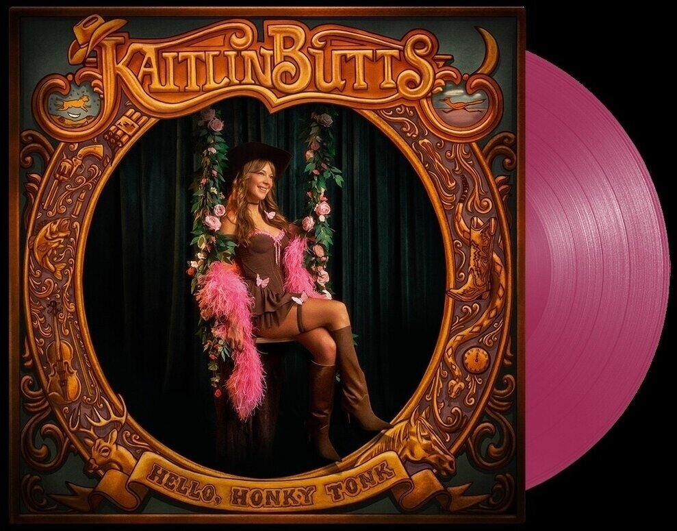 Disco de vinilo Kaitlin Butts - Hello, Honky Tonk (Jamboree Pink Coloured) (LP)