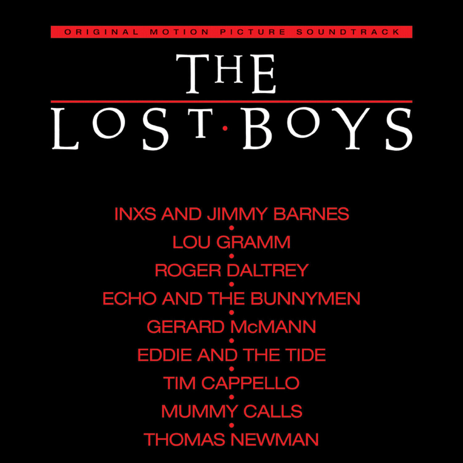 Disque vinyle Various Artists - The Lost Boys (O.S.T.) (Limited Edition) (Red Halloween Coloured) (LP)