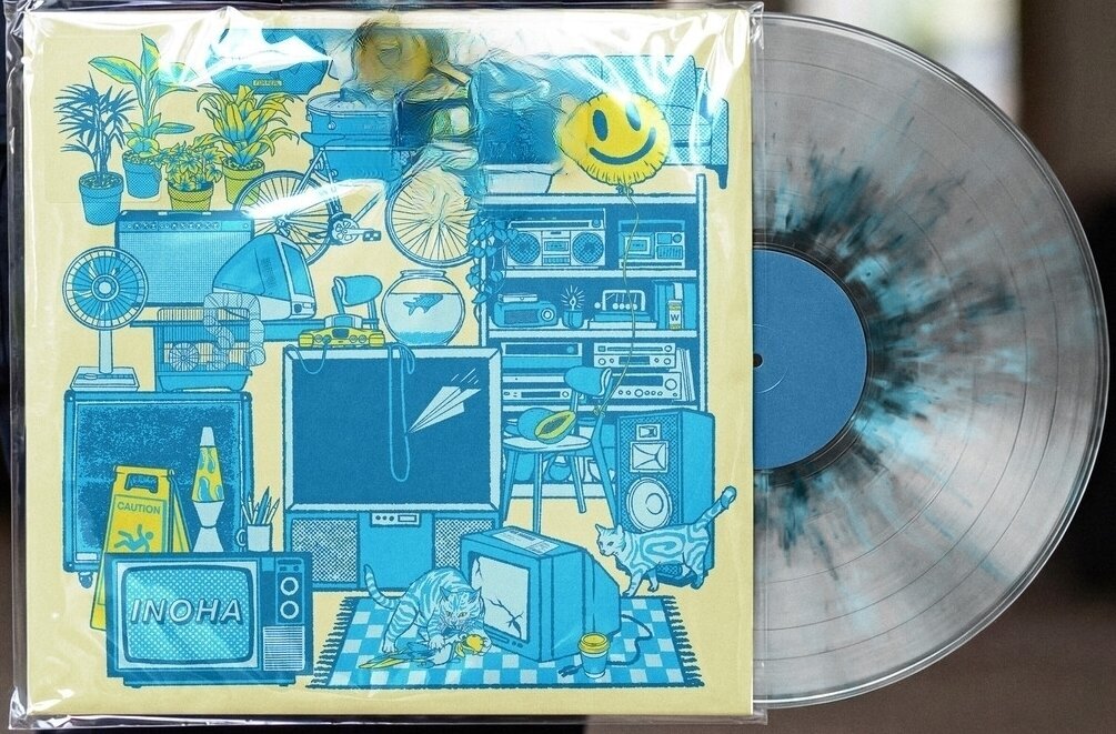 Vinilinė plokštelė Inoha - This Might Be Useful (Clear with Teal Splatter Coloured) (LP)