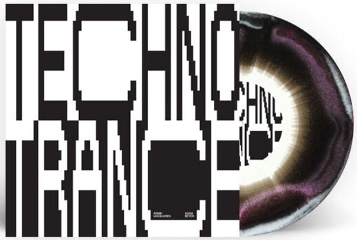 Disco de vinilo Armin Van Buuren & Adam Beyer & D-Shake - Techno Trance / No Mercy (Black/White/Pink Effect Coloured) (12" SP) - 1