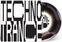 Disco de vinilo Armin Van Buuren & Adam Beyer & D-Shake - Techno Trance / No Mercy (Black/White/Pink Effect Coloured) (12" SP)
