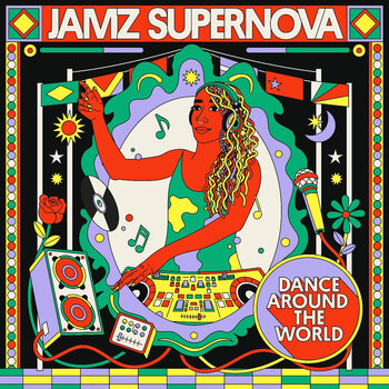 Disco de vinilo Jamz Supernova - Dance Around The World (Indie Exclusive) (Green Coloured) (2 LP) - 1