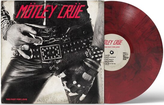 Disco de vinilo Mötley Crüe - Too Fast For Love (Reissue) (Remastered) (45th Anniversary Edition) (Limited Edition) (Red/Black Marble Coloured) (LP) - 1