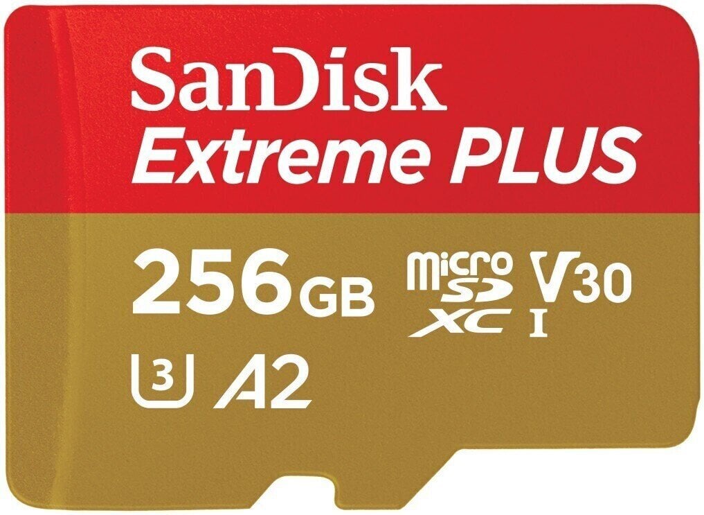 Speicherkarte SanDisk Extreme Plus 200 MB/s + SD Micro SDXC 256 GB Speicherkarte