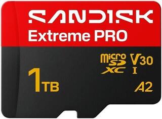 Carte mémoire SanDisk Extreme PRO 250 MB/s + SD Micro SDXC 1 TB Carte mémoire