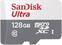 Carte mémoire SanDisk Ultra 100 MB/s + SD Micro SDXC 128 GB Carte mémoire