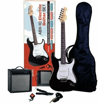 Elektromos gitár ABX 10 SET Black - 1