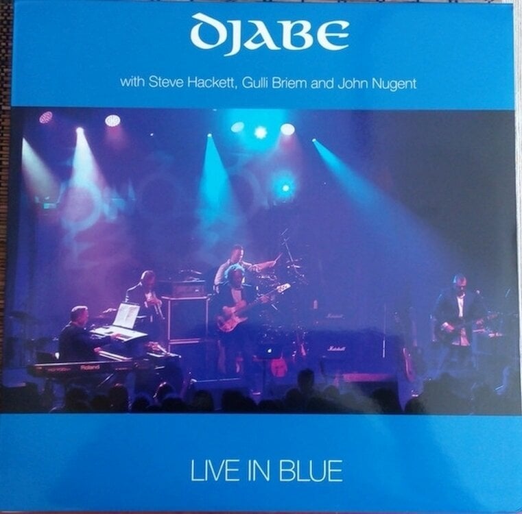 Disque vinyle Djabe & Steve Hackett, Gulli Briem, John Nugent - Live In Blue (Limited Edition) (Transparent Blue Coloured) (180 g) (LP)