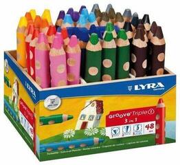 Crayon de couleur Lyra Groove TripleOne Coffret crayons de couleur Assorted Colors 48 pièces