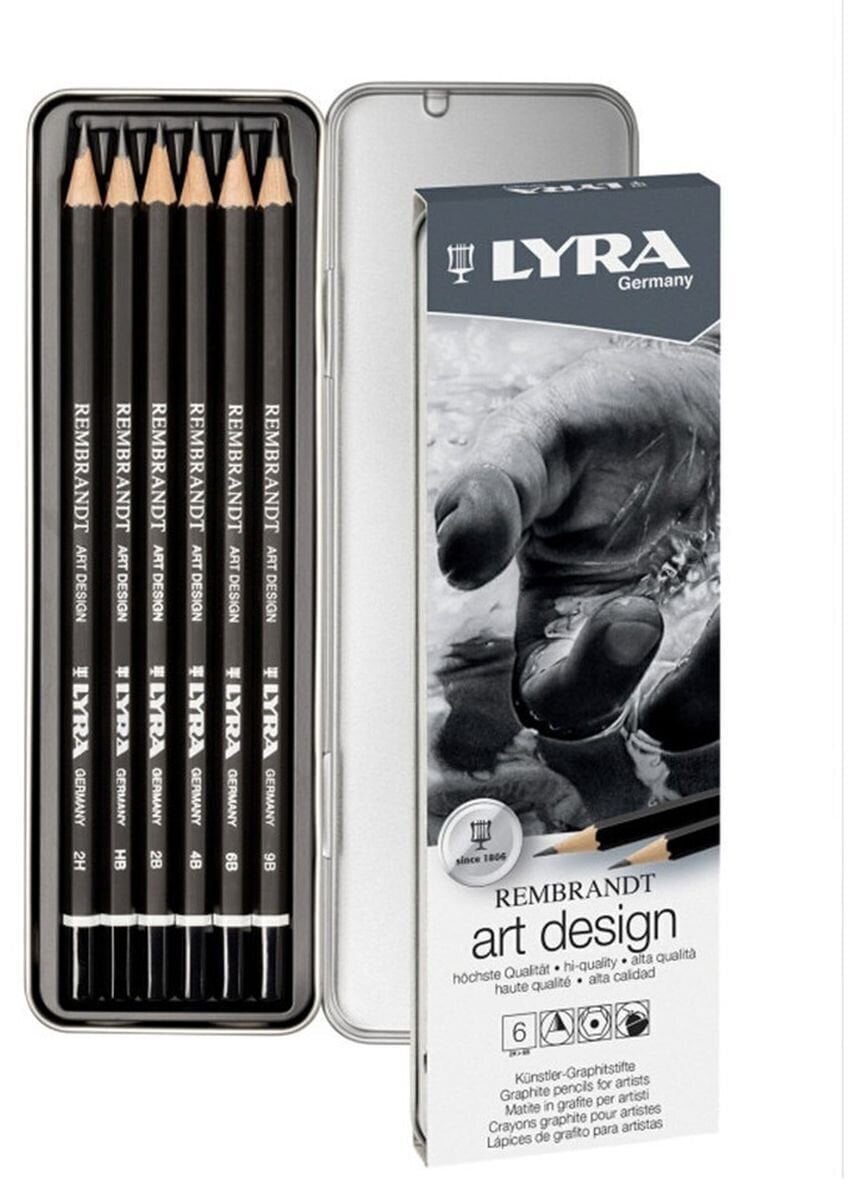 Speciální tužka
 Lyra Rembrandt Art Design Sada grafitových tužek Mix 6 ks