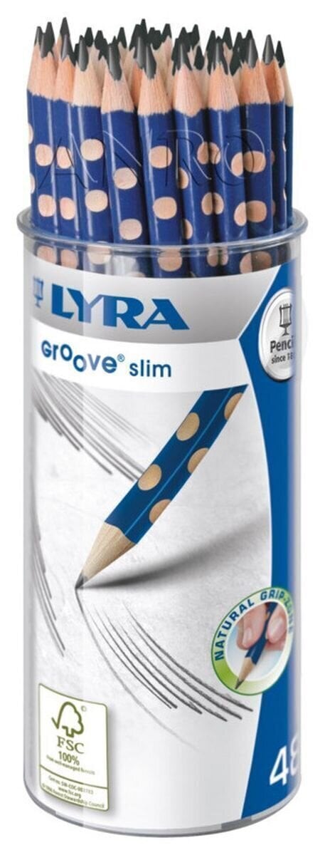 Creion grafit Lyra Groove Slim Set creioane grafit HB 48 buc