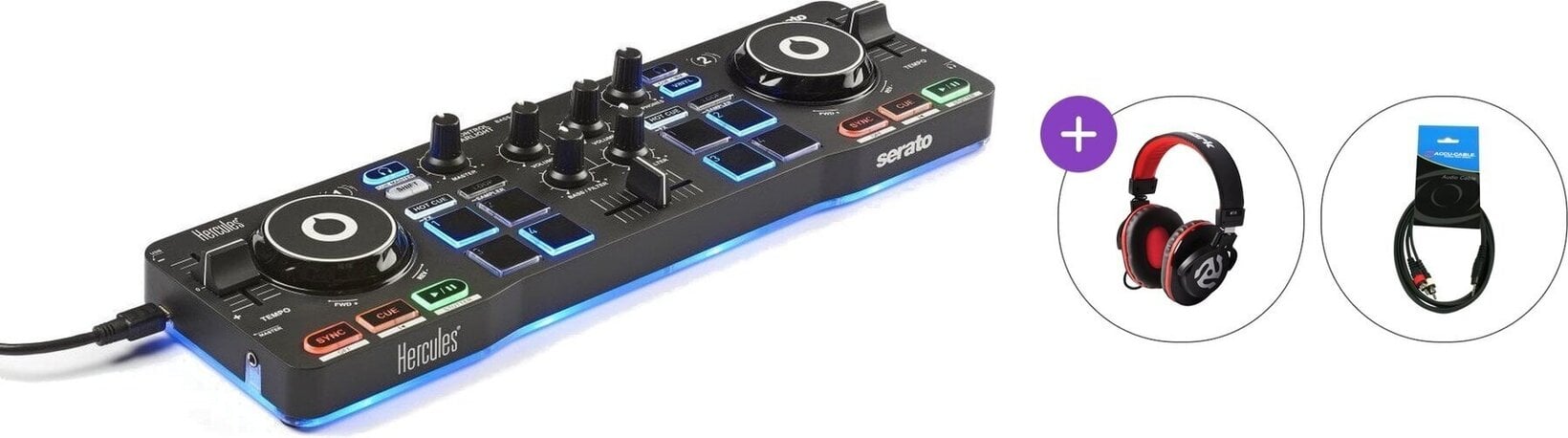 Hercules DJ DJControl Starlight Basic SET Controler DJ - Muziker