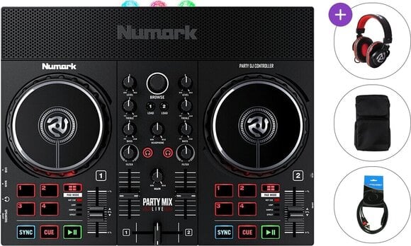 Contrôleur DJ Numark Party Mix Live Standard SET Contrôleur DJ - 1