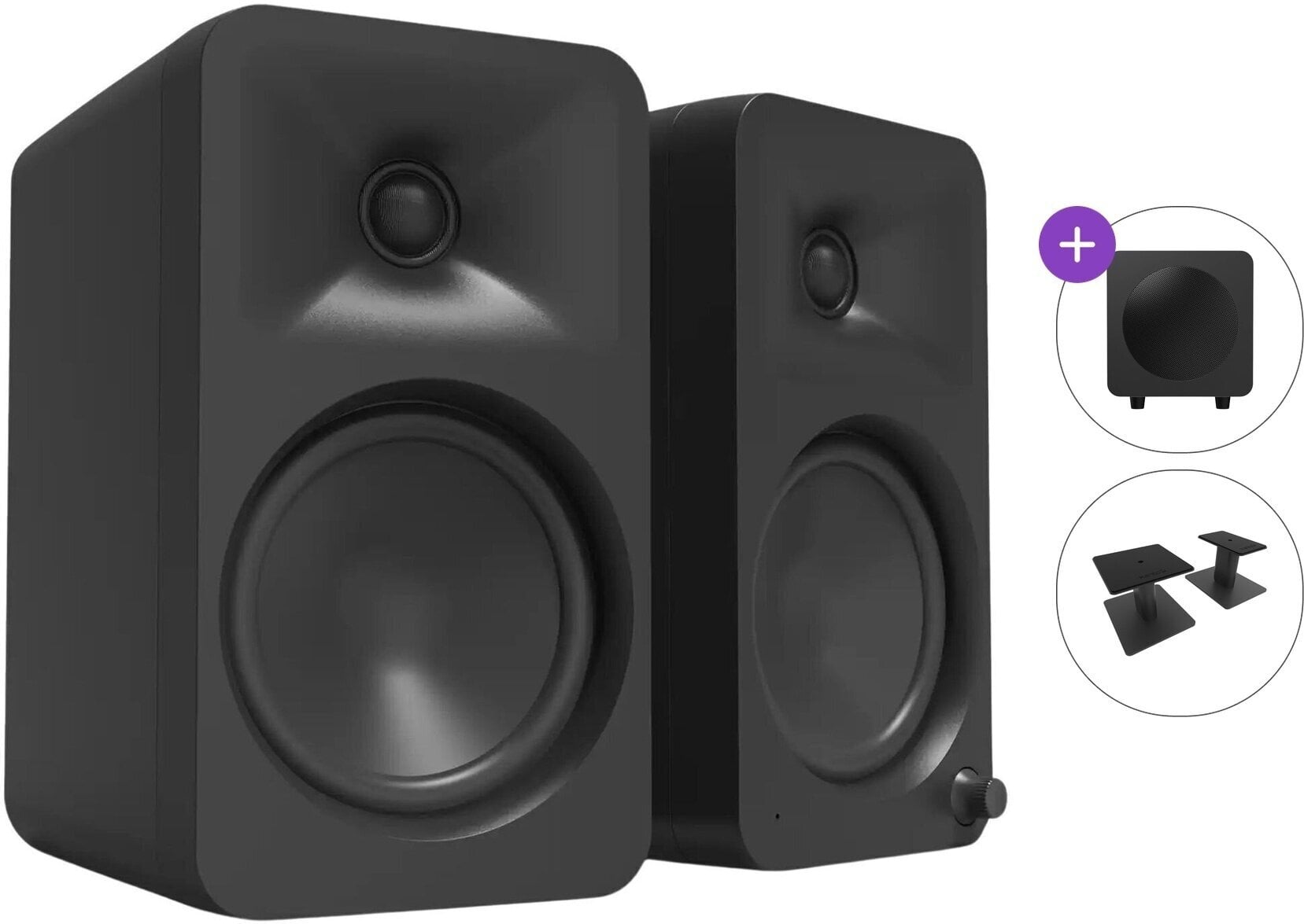 Haut-parleur sans fil Hi-Fi
 Kanto ORA4 Standard SET Haut-parleur sans fil Hi-Fi Black 2 pcs