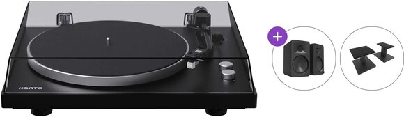 Hi-Fi Turntable Kanto OBI3 G2 Standard SET Black Hi-Fi Turntable - 1