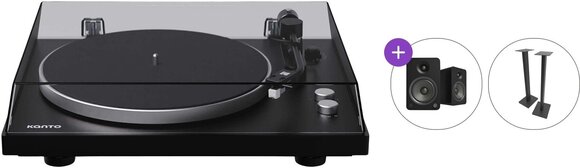 Hi-Fi Turntable Kanto OBI3 G2 Premium SET Black Hi-Fi Turntable - 1