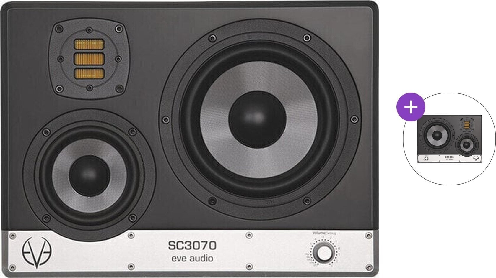 Moniteur de studio actif Eve Audio SC3070 R Basic SET Moniteur de studio actif 1 pc