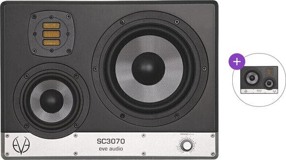 Moniteur de studio actif Eve Audio SC3070 R Basic SET Moniteur de studio actif 1 pc - 1