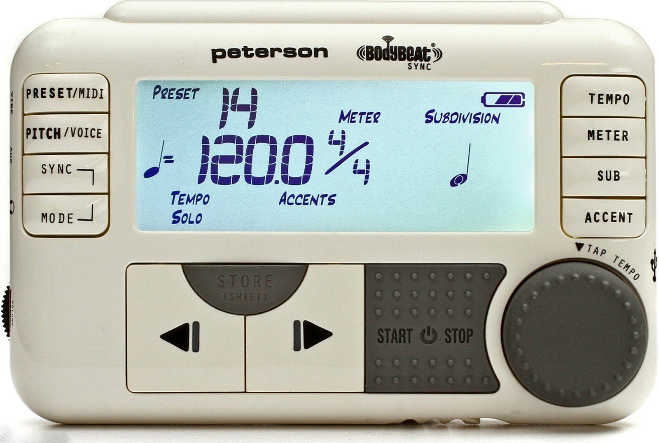 Digitale metronoom Peterson BBS-1 BodyBeat Sync Digitale metronoom