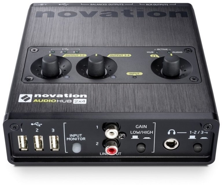 USB-audio-interface - geluidskaart Novation Audiohub 2x4
