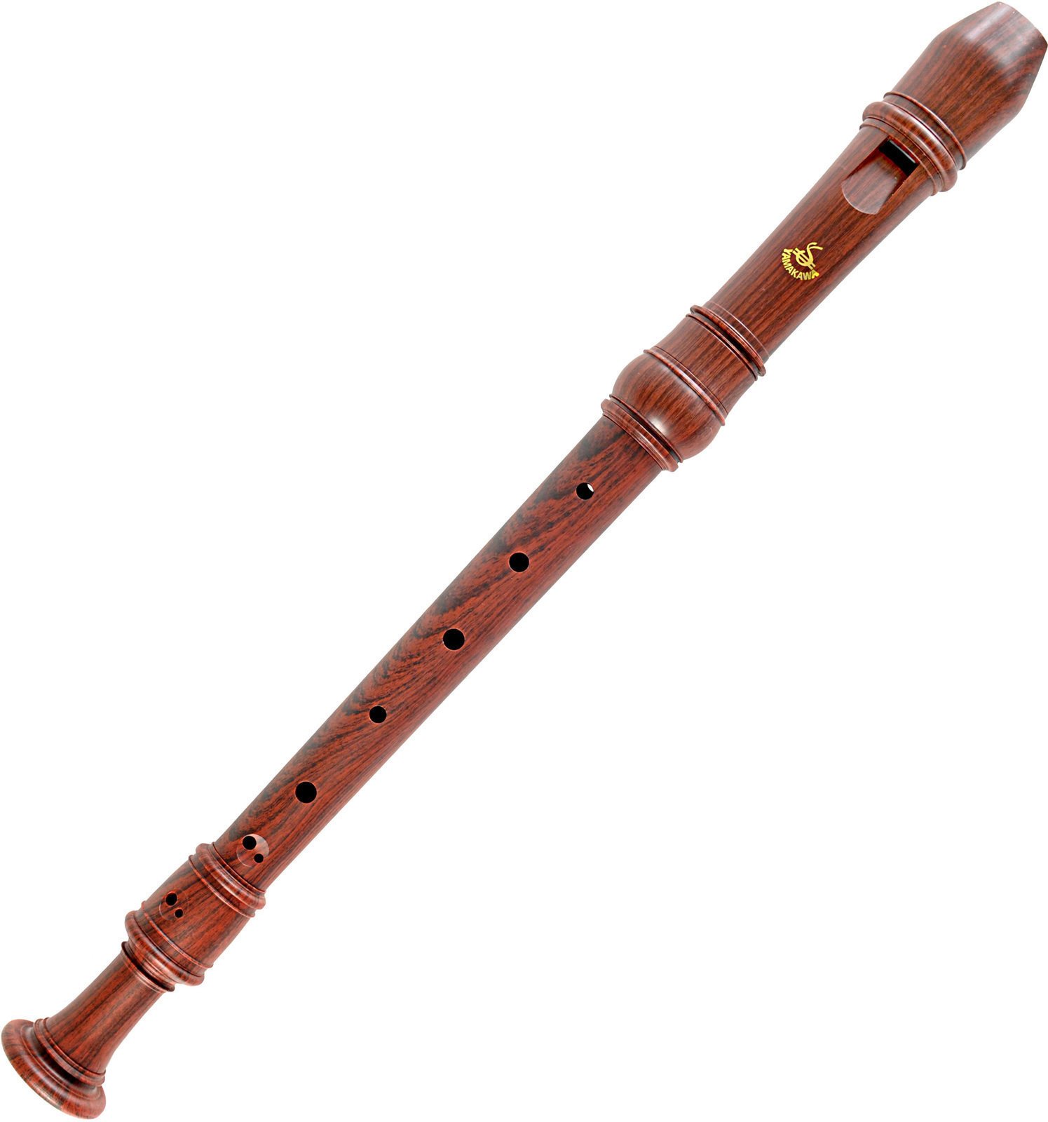 Altová zobcová flauta Yamakawa BHY-302BW Altová zobcová flauta F1-G3 Hnedá