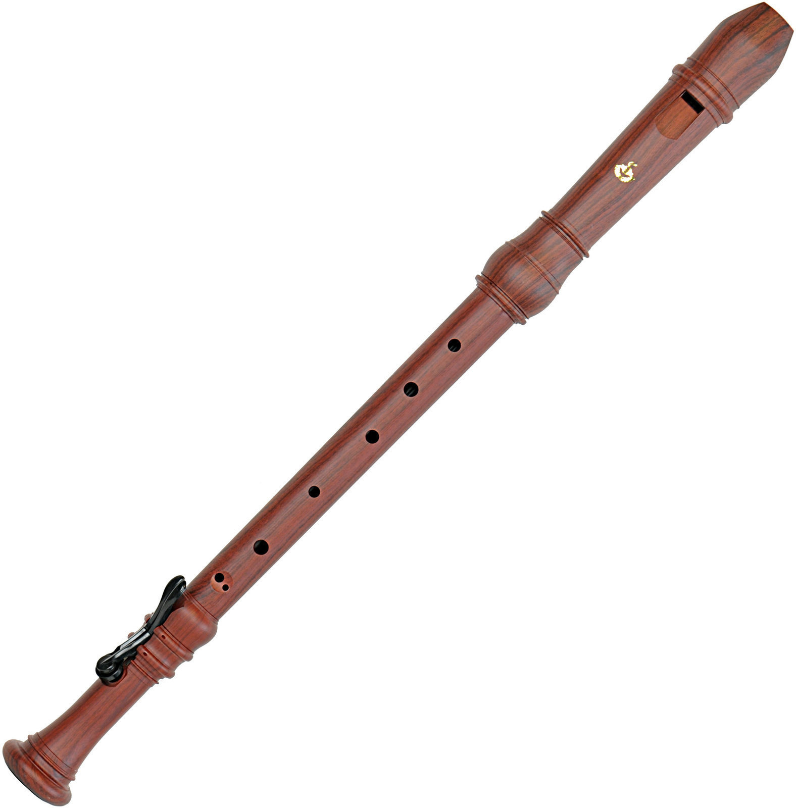 Flauta de bisel tenor Yamakawa BHY-248BW Flauta de bisel tenor C1-D3 Castanho