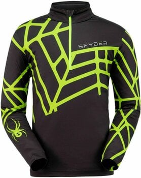 Camiseta de esquí / Sudadera con capucha Spyder Vital Black Mojito L Sudadera - 1