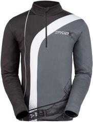 Spyder Rival Mens Ski Sweater Black White XL Spyder Rival Mens Ski Sweater Black White XL
