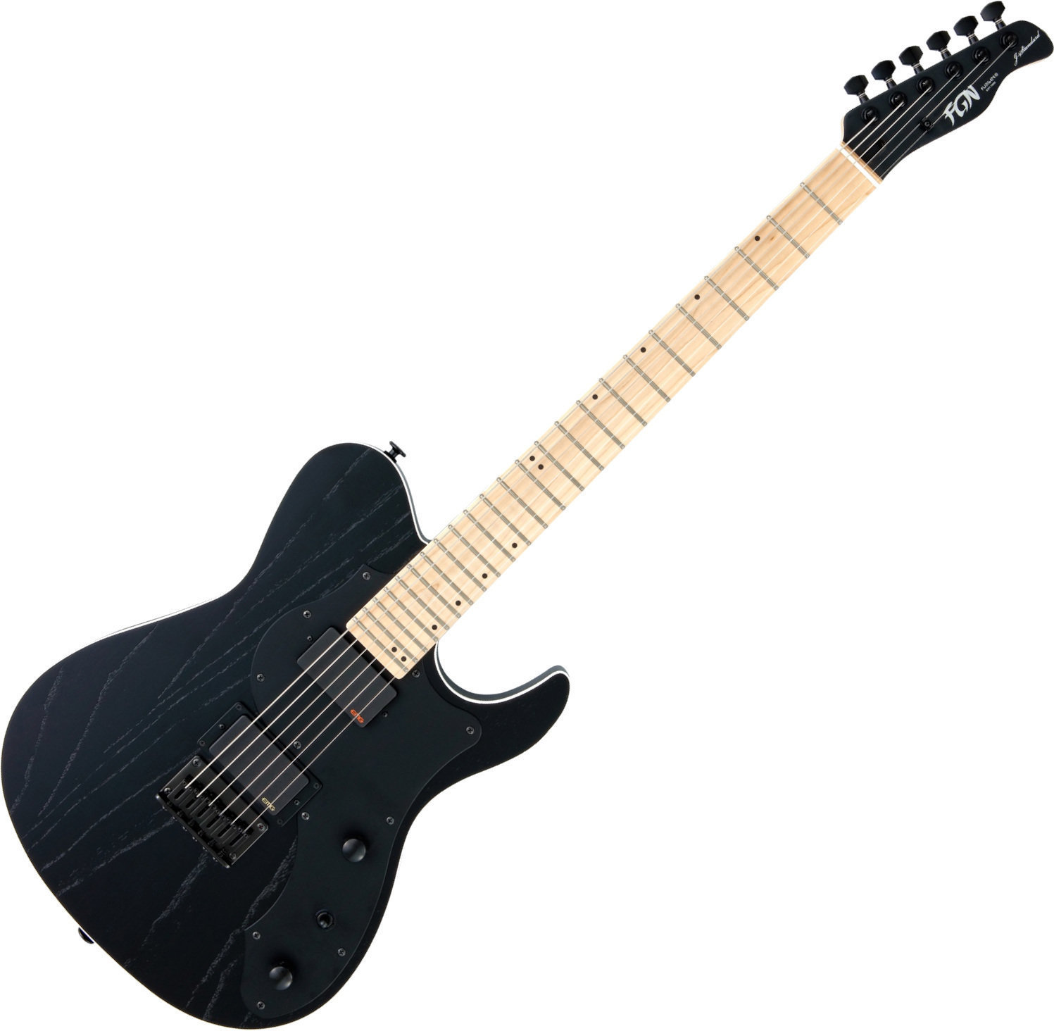 Elektrisk gitarr FGN J-Standard Iliad DE664 Open Pore Black