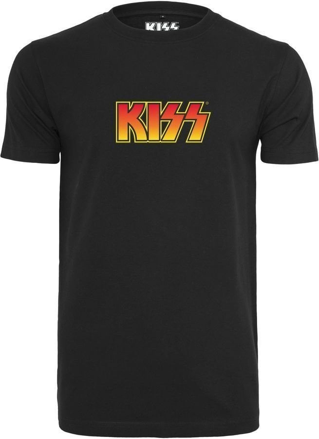 T-shirt Kiss Logo Black S T-shirt