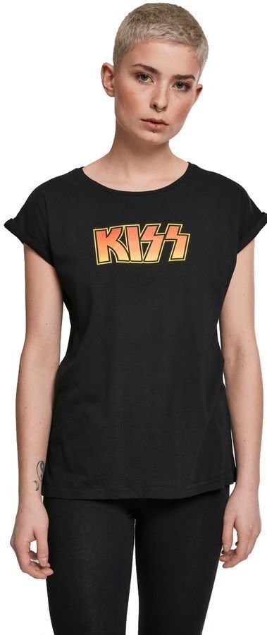 T-shirt Kiss Logo Black XL T-shirt