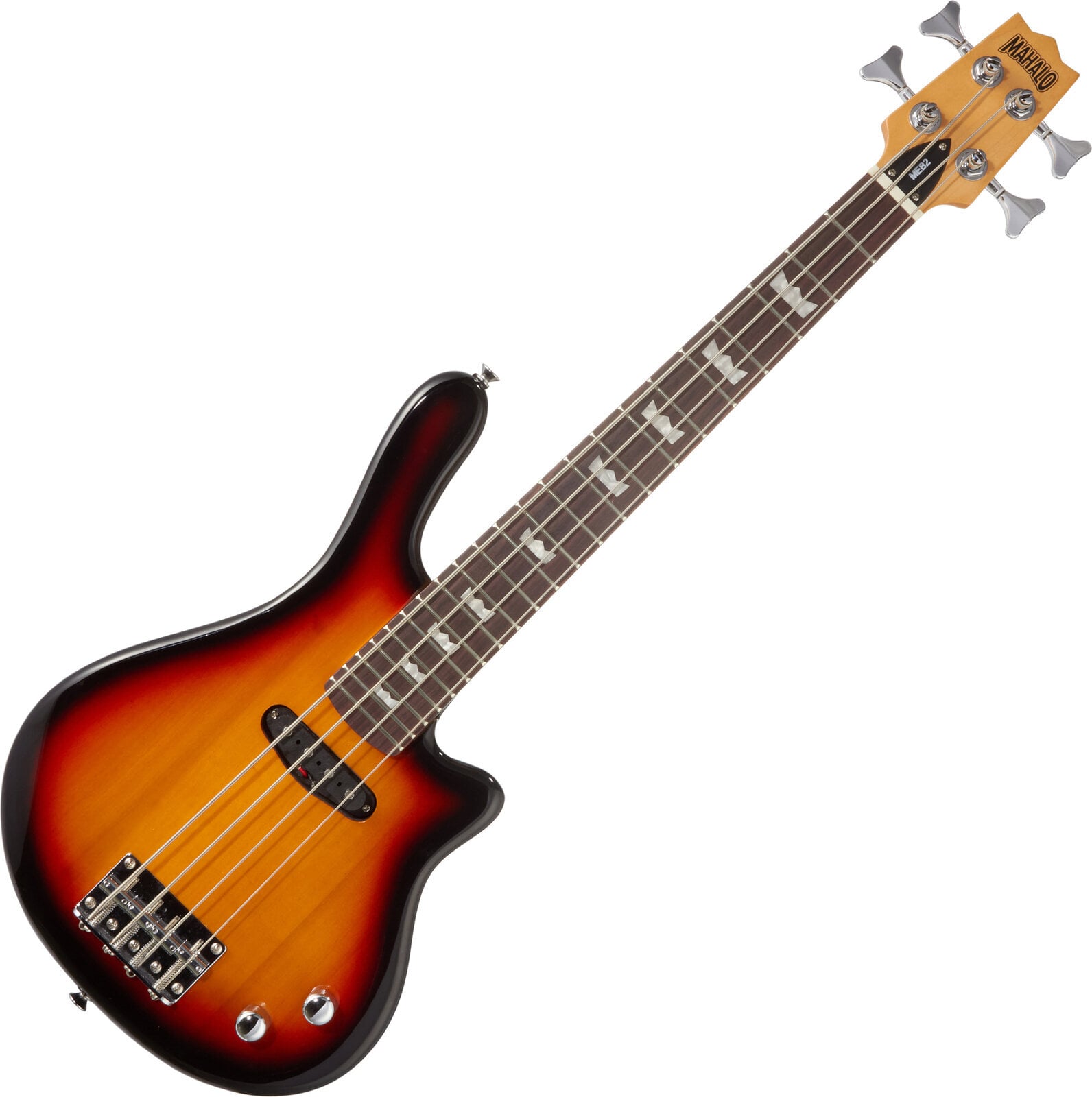 Bas Ukulele Mahalo MEB23TS 3-Tone Sunburst Bas Ukulele