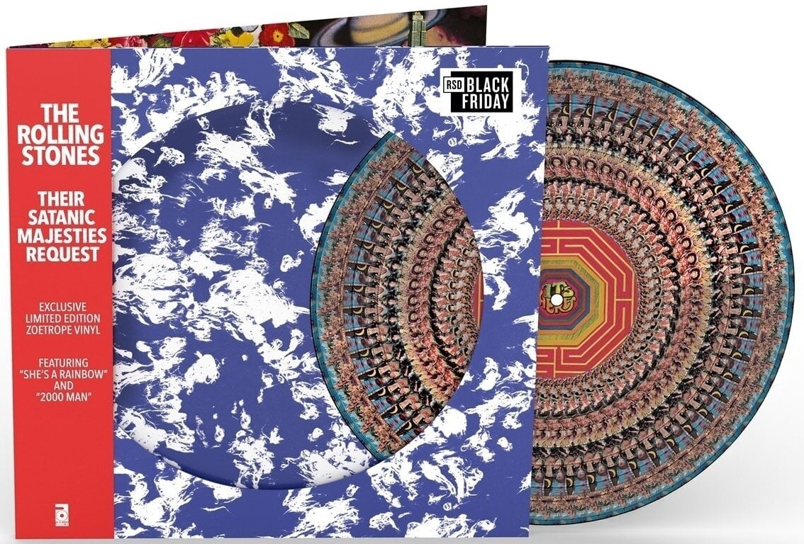 Disco de vinilo The Rolling Stones - Their Satanic Majesties Request (Limited Edition) (Zoetrope Coloured) (LP)