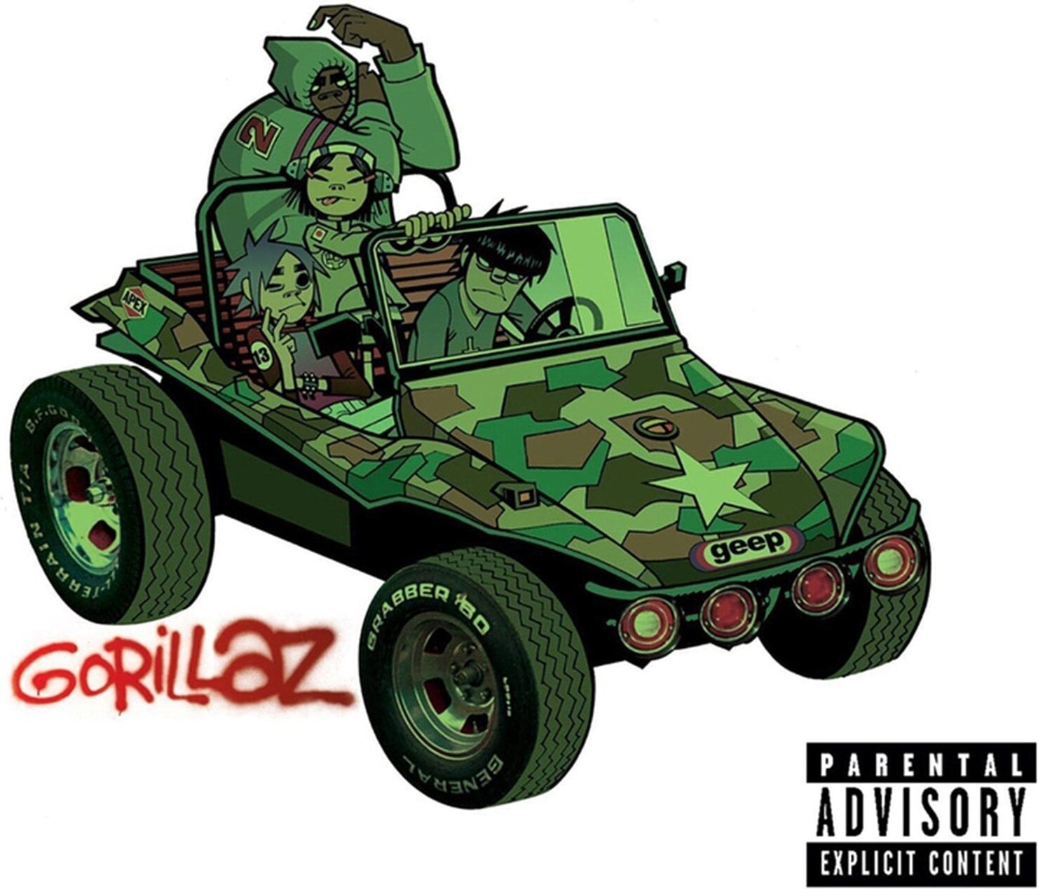 LP ploča Gorillaz - Gorillaz (Indie Exclusive) (Limited Edition) (Green/Brown Coloured) (180 g) (2 LP)